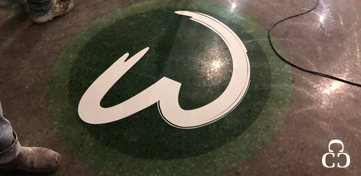 Wahlburgers concrete floors installation project