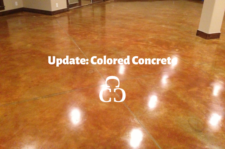 Update: Colored Concrete