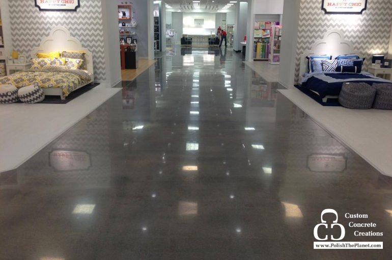 The benefits of using polished concrete in high-traffic areas