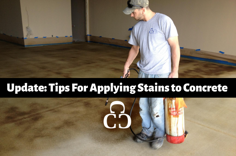 Update: Tips for Applying Stains to Concrete