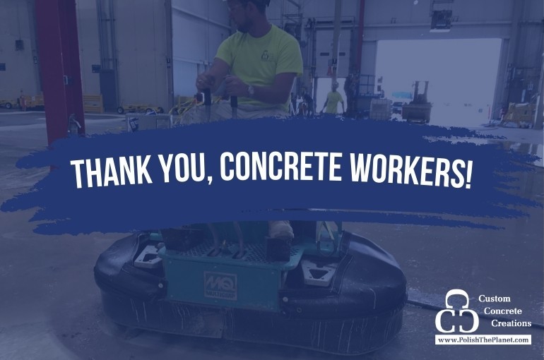 Thank you, concrete workers!